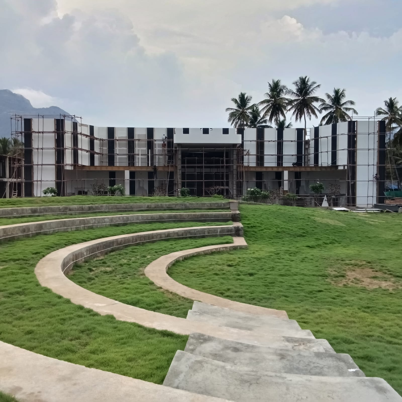 Civil Landscaping & Amphitheater Construction